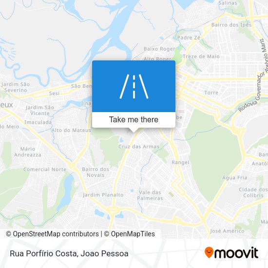 Rua Porfírio Costa map