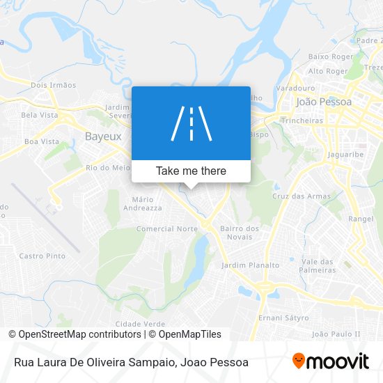 Rua Laura De Oliveira Sampaio map