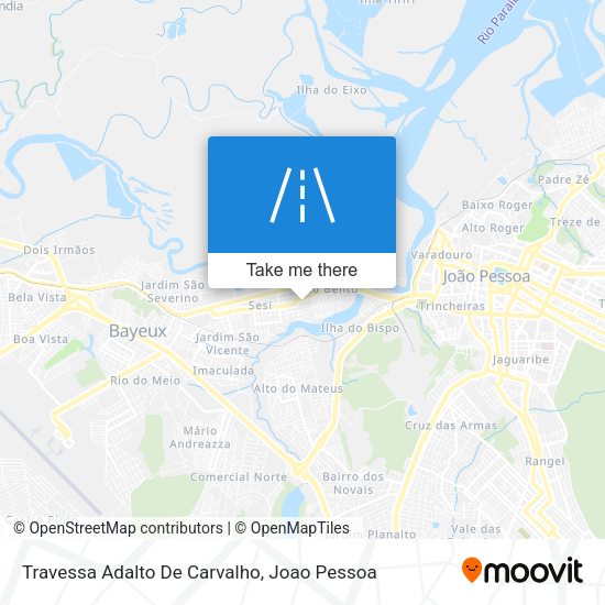 Travessa Adalto De Carvalho map