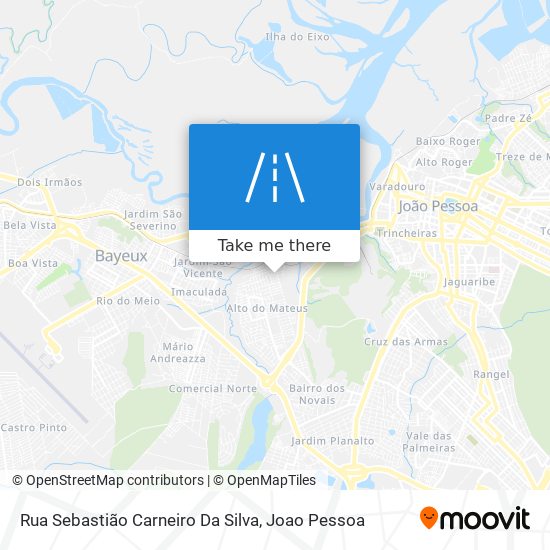 Rua Sebastião Carneiro Da Silva map