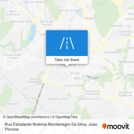 Rua Estudante Noêmia Montenegro Da Silva map