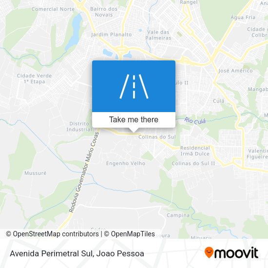 Avenida Perimetral Sul map