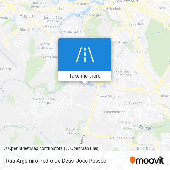 Rua Argemiro Pedro De Deus map