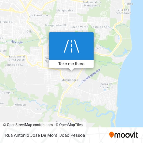 Rua Antônio José De Mora map