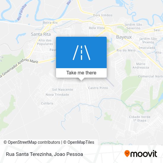 Rua Santa Terezinha map