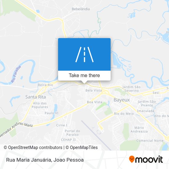 Rua Maria Januária map
