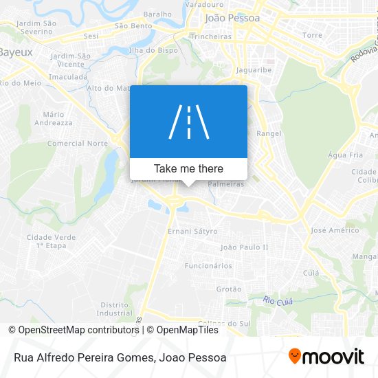 Rua Alfredo Pereira Gomes map