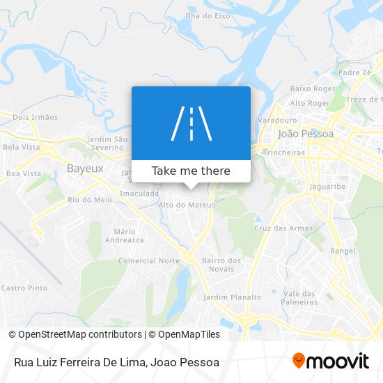 Rua Luiz Ferreira De Lima map