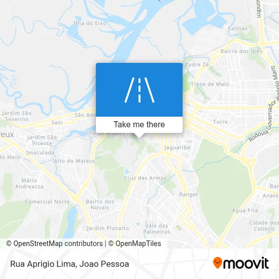 Rua Aprigio Lima map