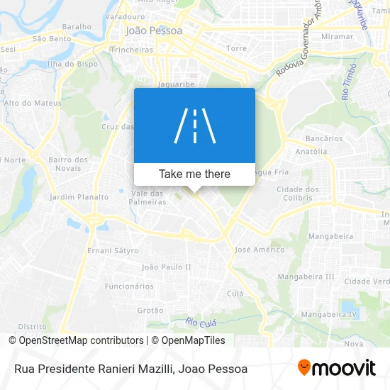 Rua Presidente Ranieri Mazilli map