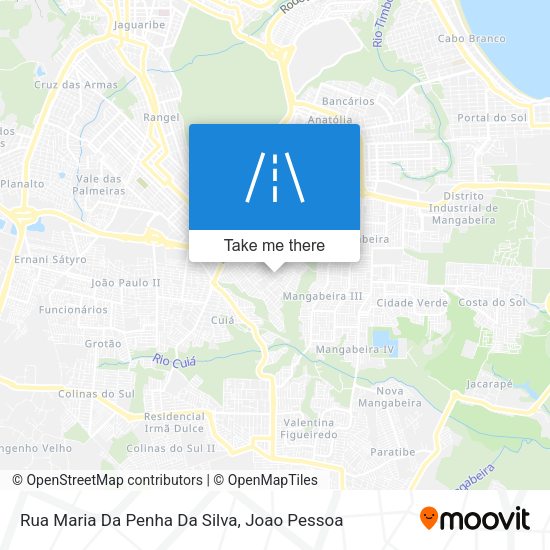 Rua Maria Da Penha Da Silva map