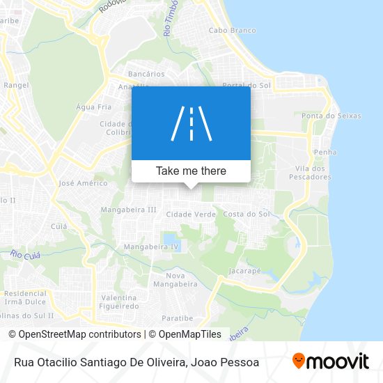 Rua Otacilio Santiago De Oliveira map