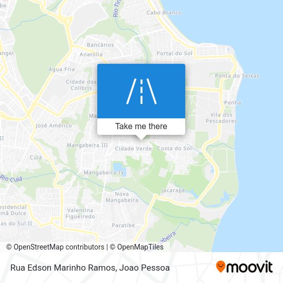 Rua Edson Marinho Ramos map