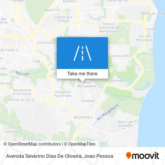 Avenida Severino Dias De Oliveira map