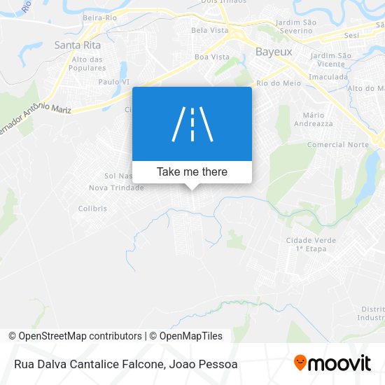 Rua Dalva Cantalice Falcone map