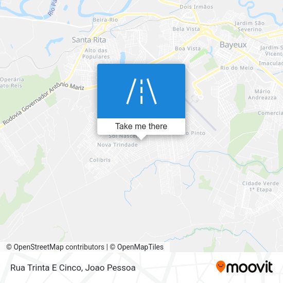 Rua Trinta E Cinco map