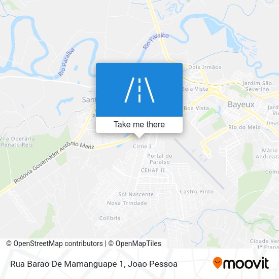 Rua Barao De Mamanguape 1 map