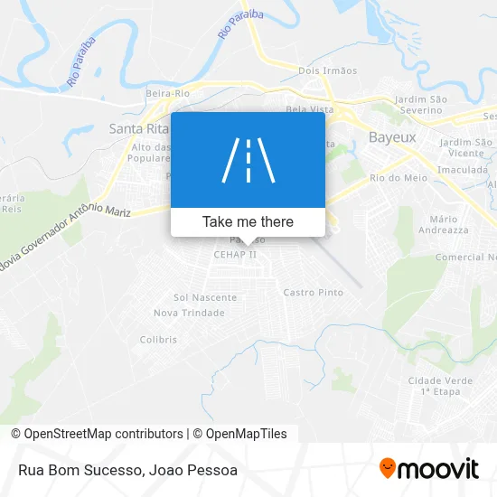 Rua Bom Sucesso map