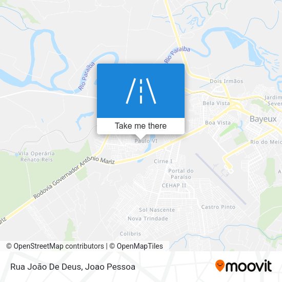 Rua João De Deus map