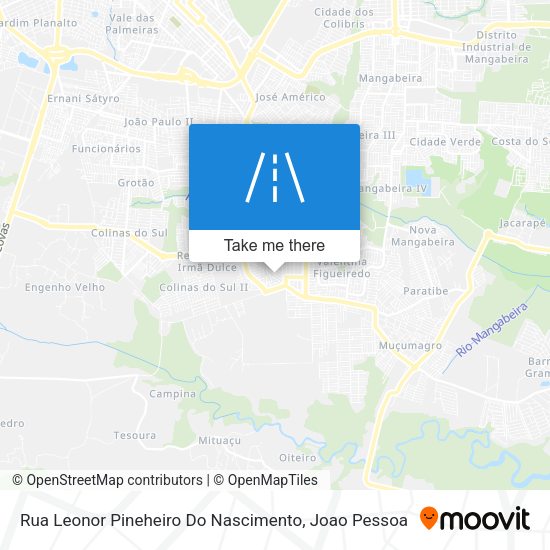 Rua Leonor Pineheiro Do Nascimento map