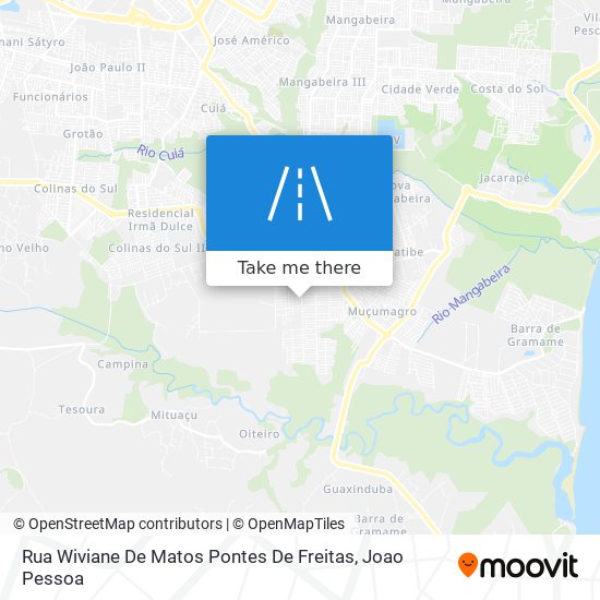 Rua Wiviane De Matos Pontes De Freitas map
