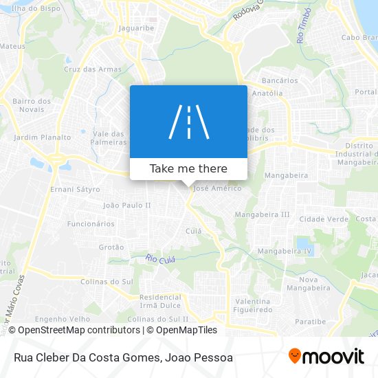 Mapa Rua Cleber Da Costa Gomes