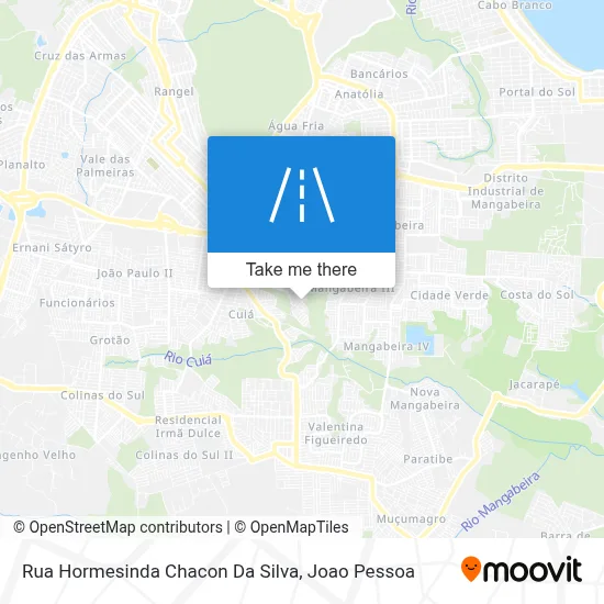 Rua Hormesinda Chacon Da Silva map