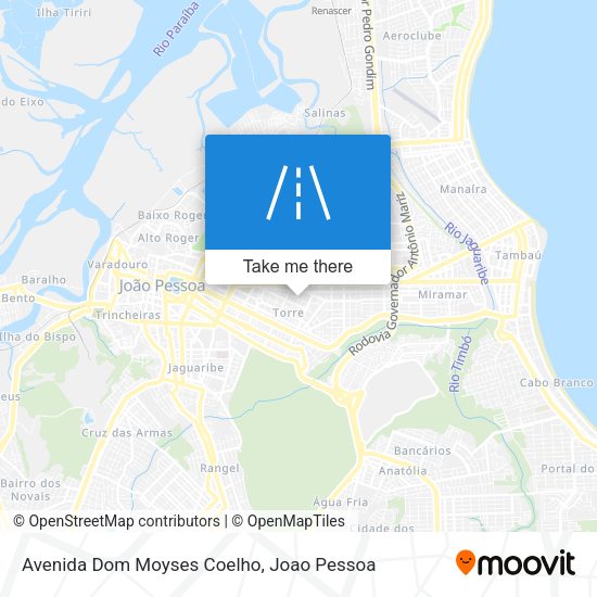 Avenida Dom Moyses Coelho map
