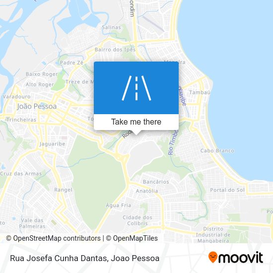 Rua Josefa Cunha Dantas map