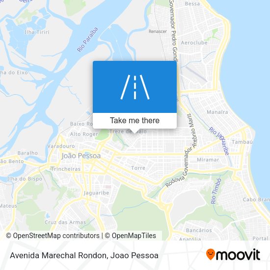 Avenida Marechal Rondon map