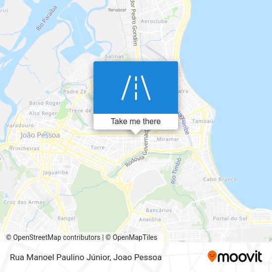 Rua Manoel Paulino Júnior map