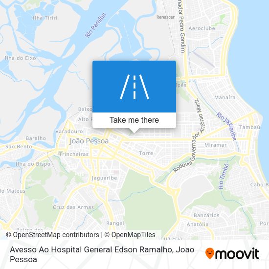 Avesso Ao Hospital General Edson Ramalho map
