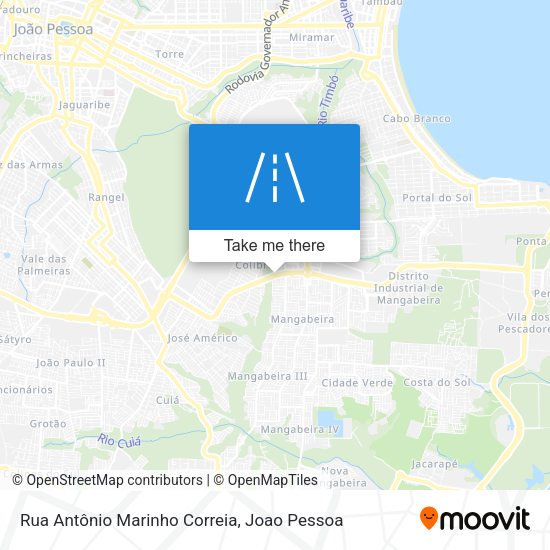 Rua Antônio Marinho Correia map