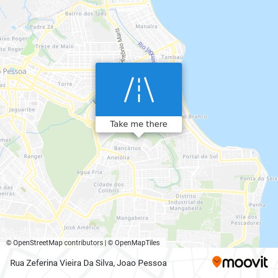 Rua Zeferina Vieira Da Silva map