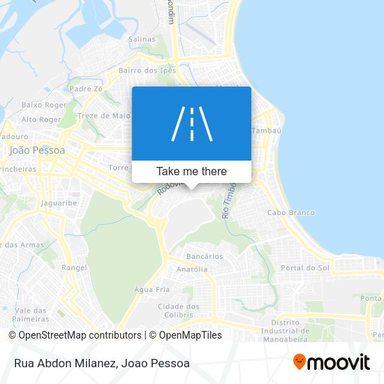 Rua Abdon Milanez map