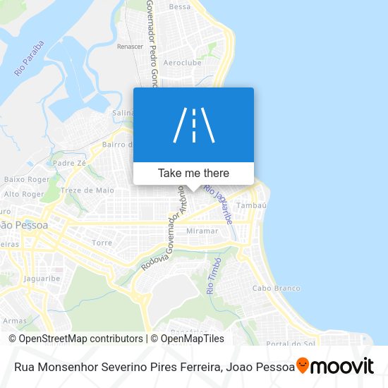 Rua Monsenhor Severino Pires Ferreira map