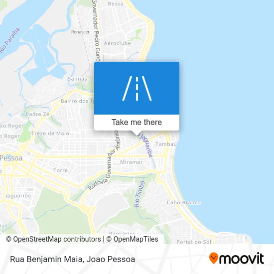 Rua Benjamin Maia map