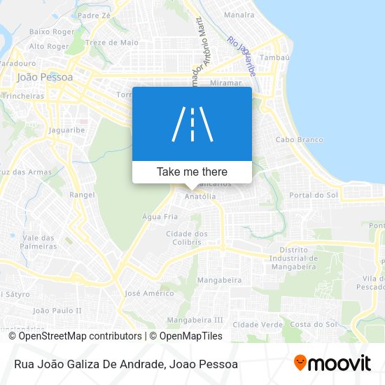Rua João Galiza De Andrade map