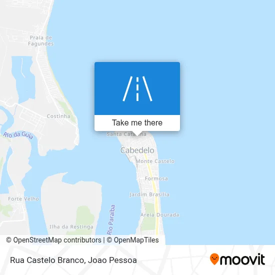 Rua Castelo Branco map