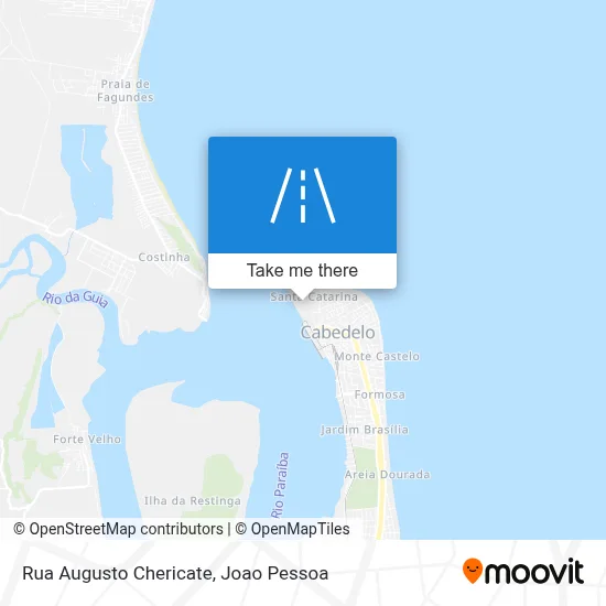 Rua Augusto Chericate map