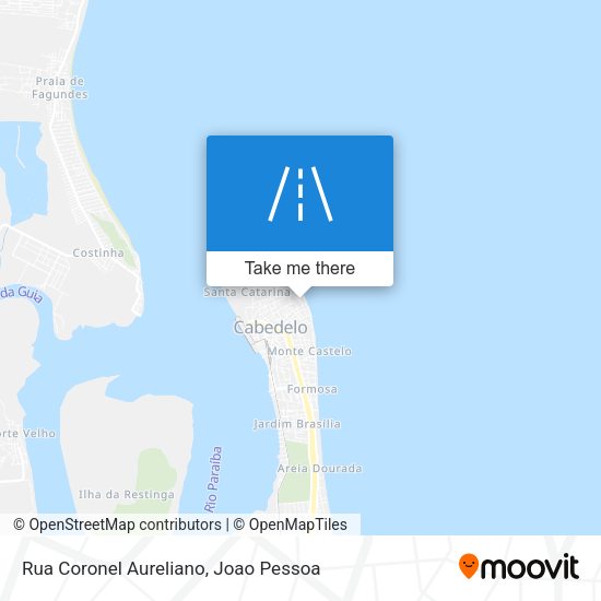 Rua Coronel Aureliano map