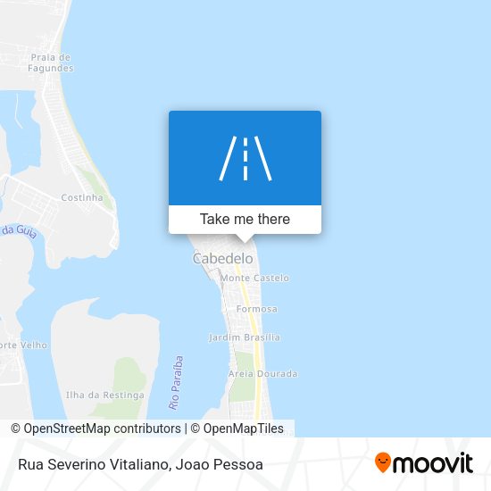 Rua Severino Vitaliano map