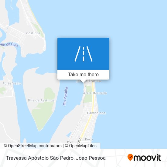 Travessa Apóstolo São Pedro map