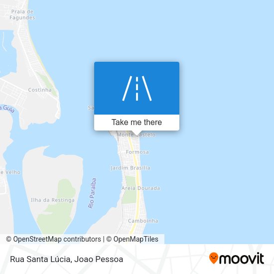 Rua Santa Lúcia map