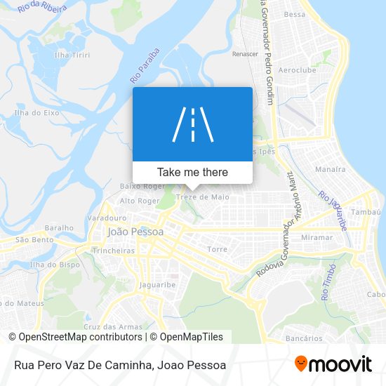 Rua Pero Vaz De Caminha map