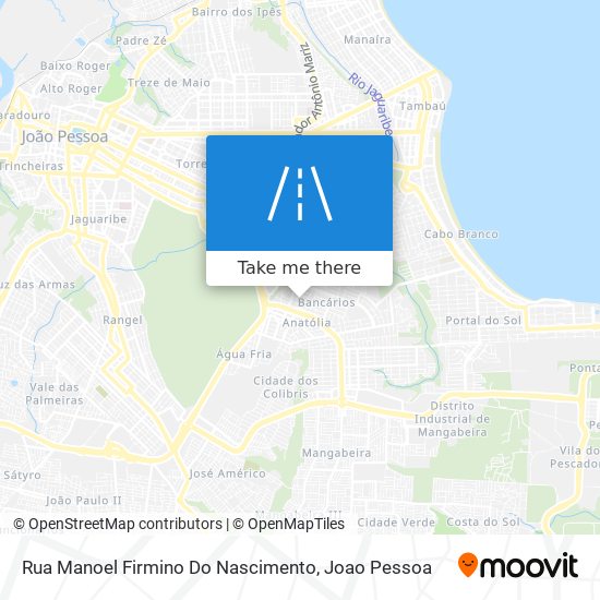Mapa Rua Manoel Firmino Do Nascimento