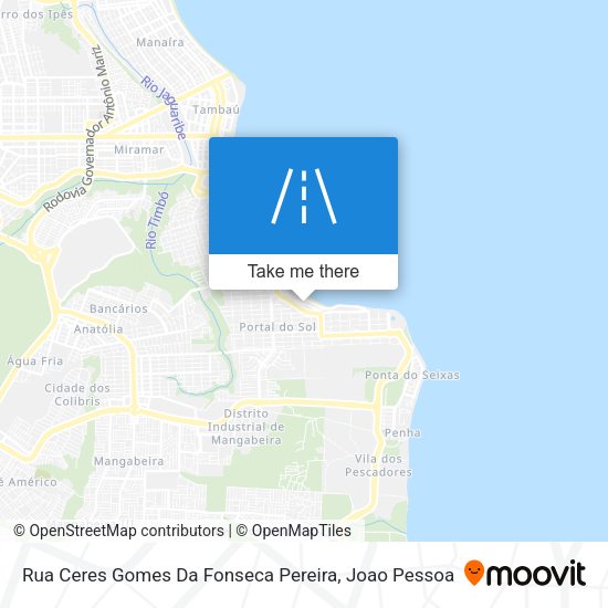 Rua Ceres Gomes Da Fonseca Pereira map