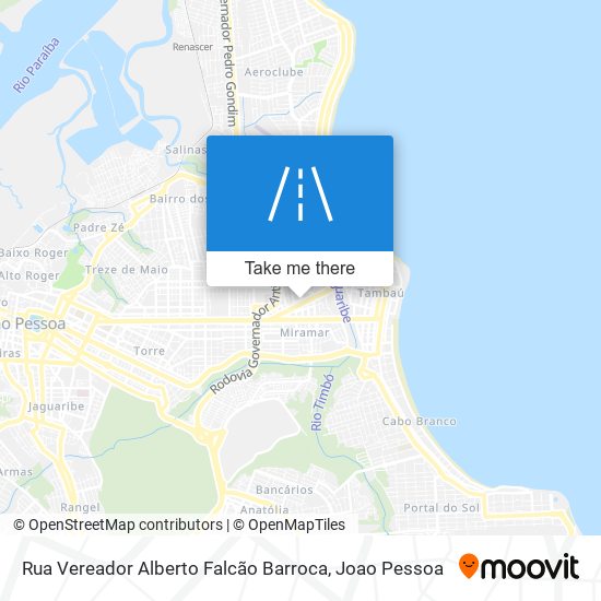 Rua Vereador Alberto Falcão Barroca map