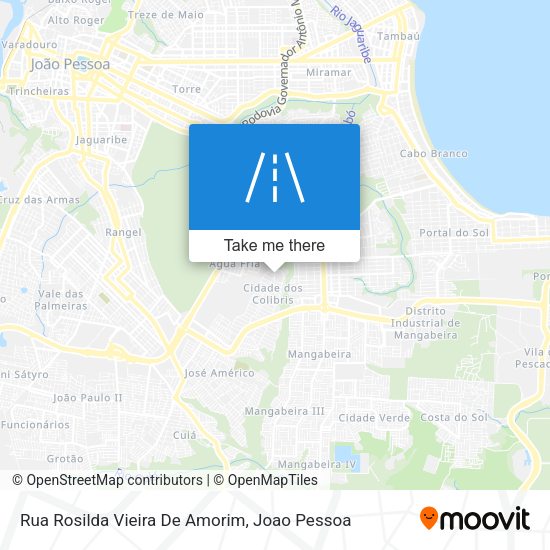 Rua Rosilda Vieira De Amorim map