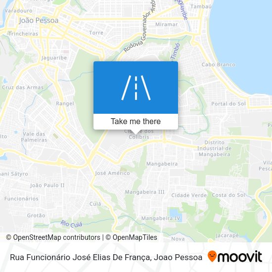 Rua Funcionário José Elias De França map